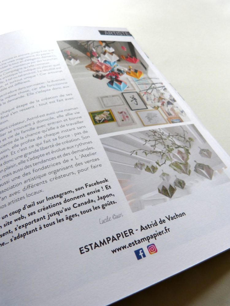 Un article d'Estampapier dans la revue l'Ardoise