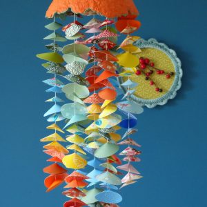 Jour de pluie multicolore (vendu)