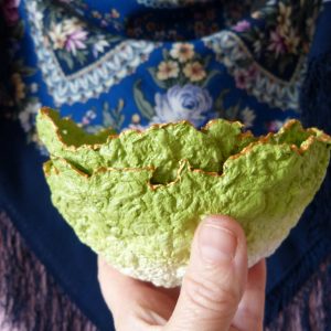 Petites Coupes pétales vert clair