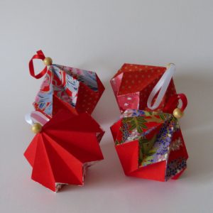 Diamants de Noël rouges